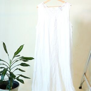 Catherines White Maxi Dress